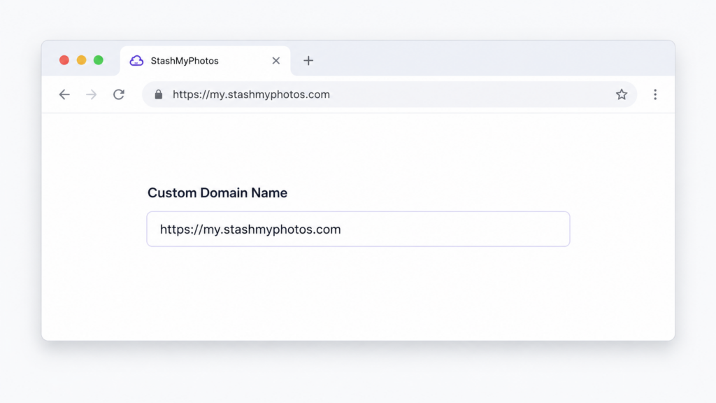 Custom domain name setting